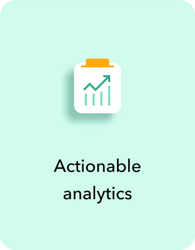 Actionable analytics