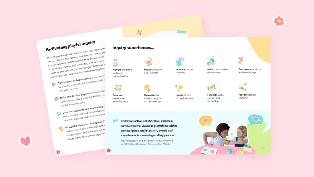 Playful inquiry in the EY - A Toolkit