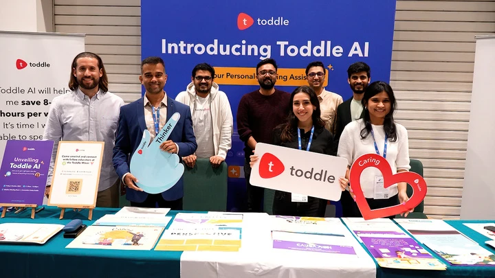 Stop by the Toddle booth