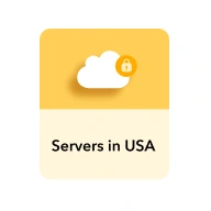 Servers in USA logo