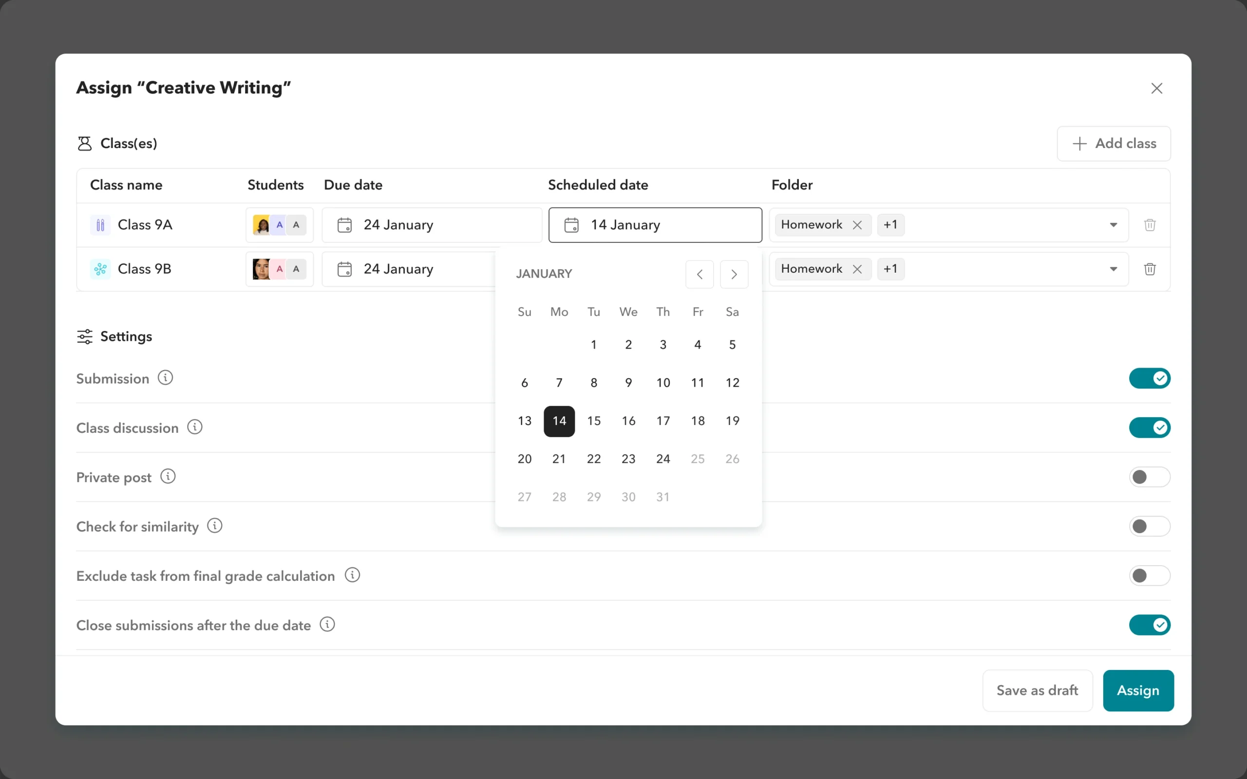 Flexible delivery Deliver assessments your way