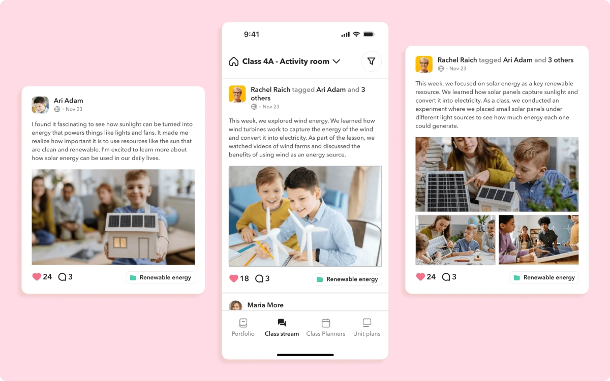 One-click sharing image