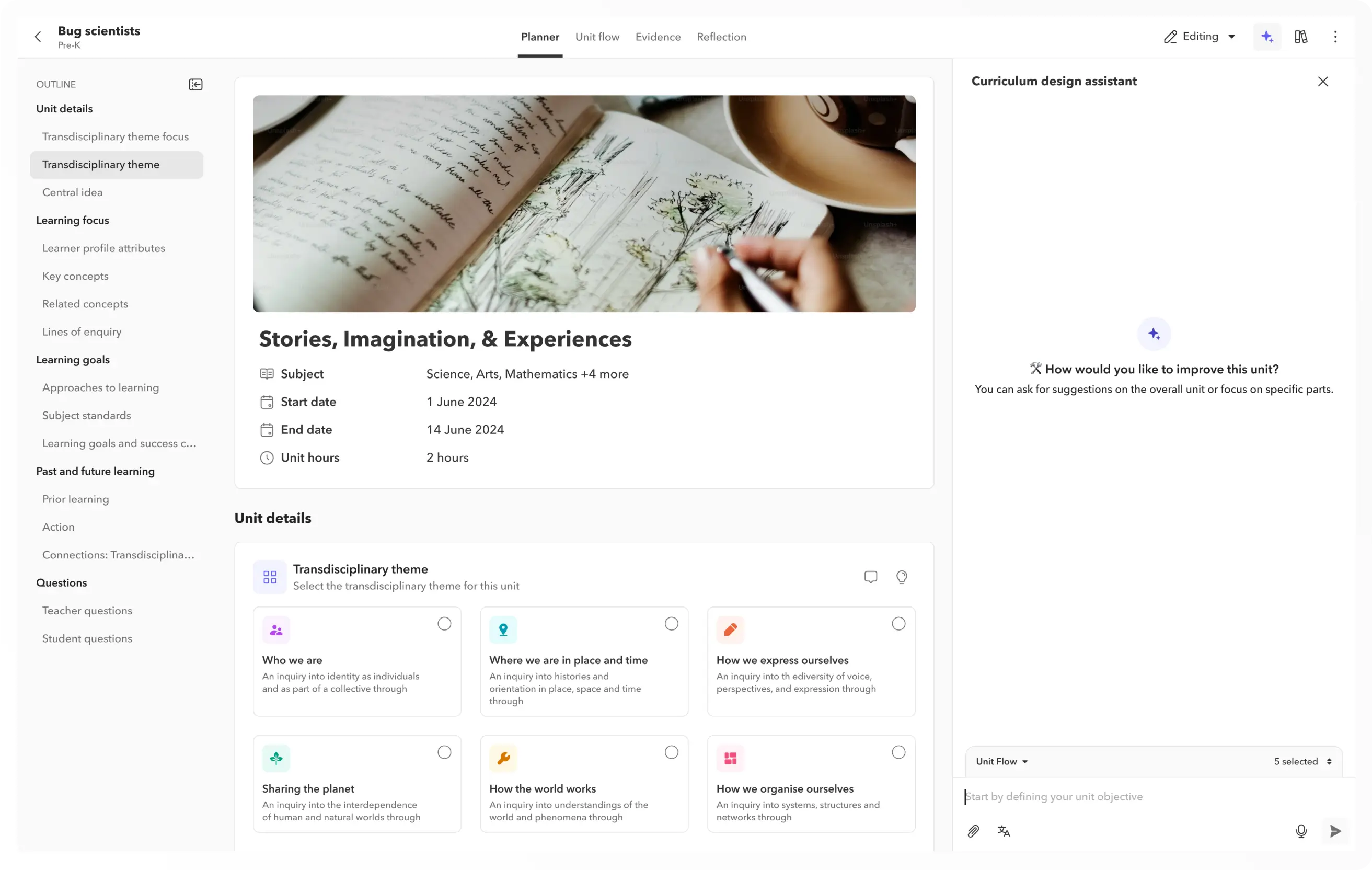 Design richer units and lessons