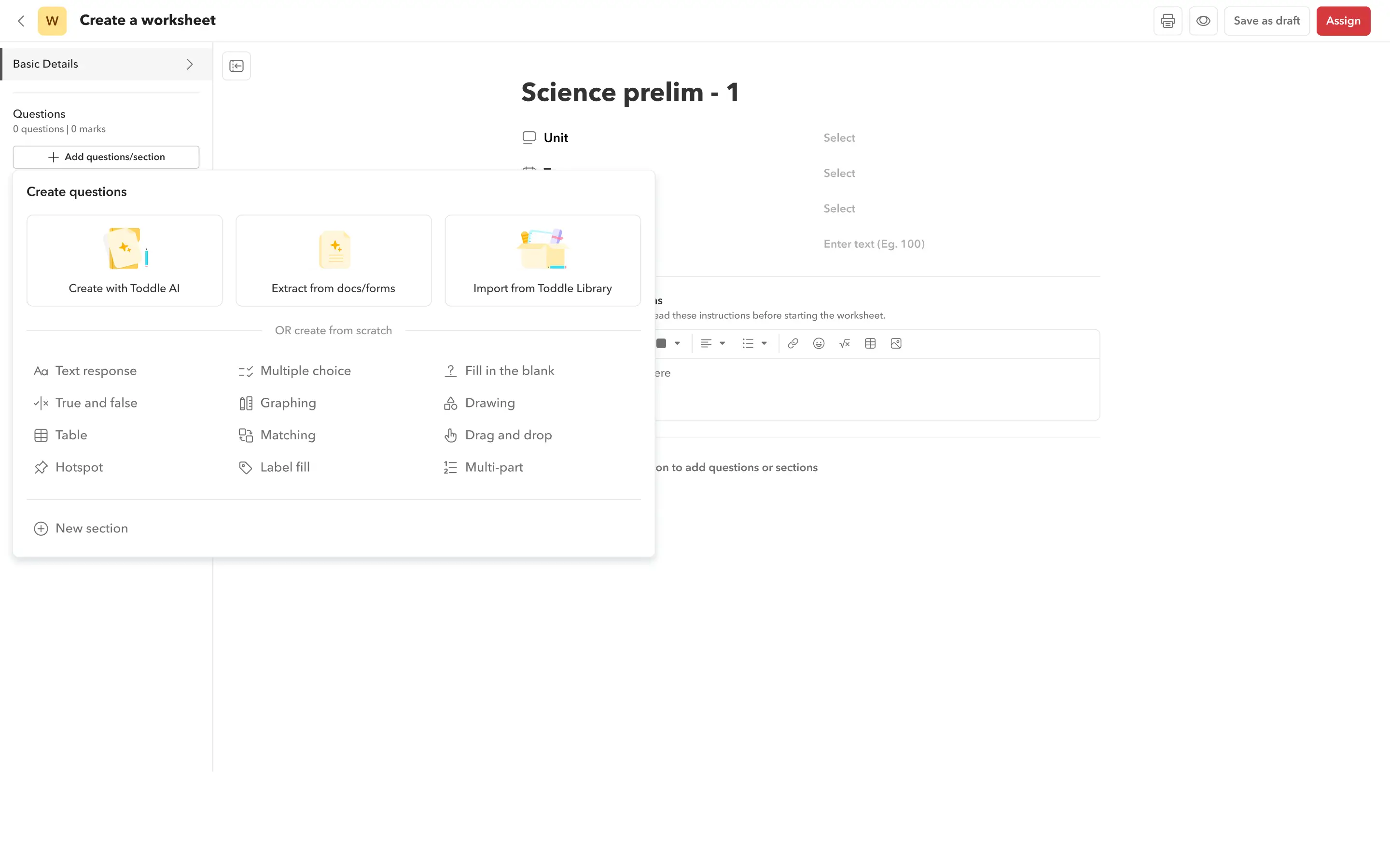 Choose from multiple formats image