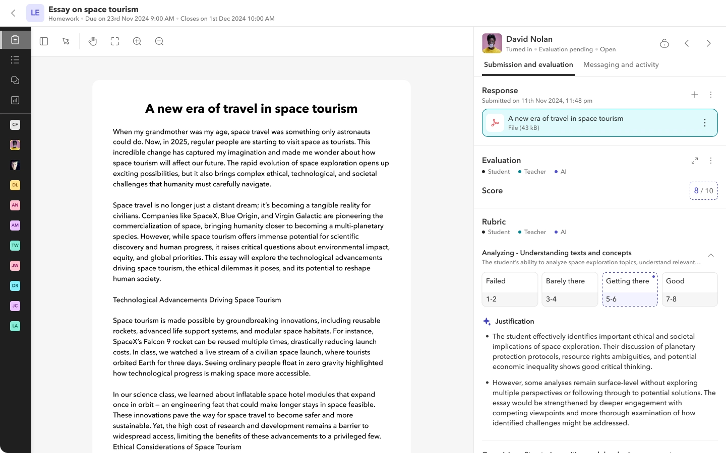 AI-assisted Grading image