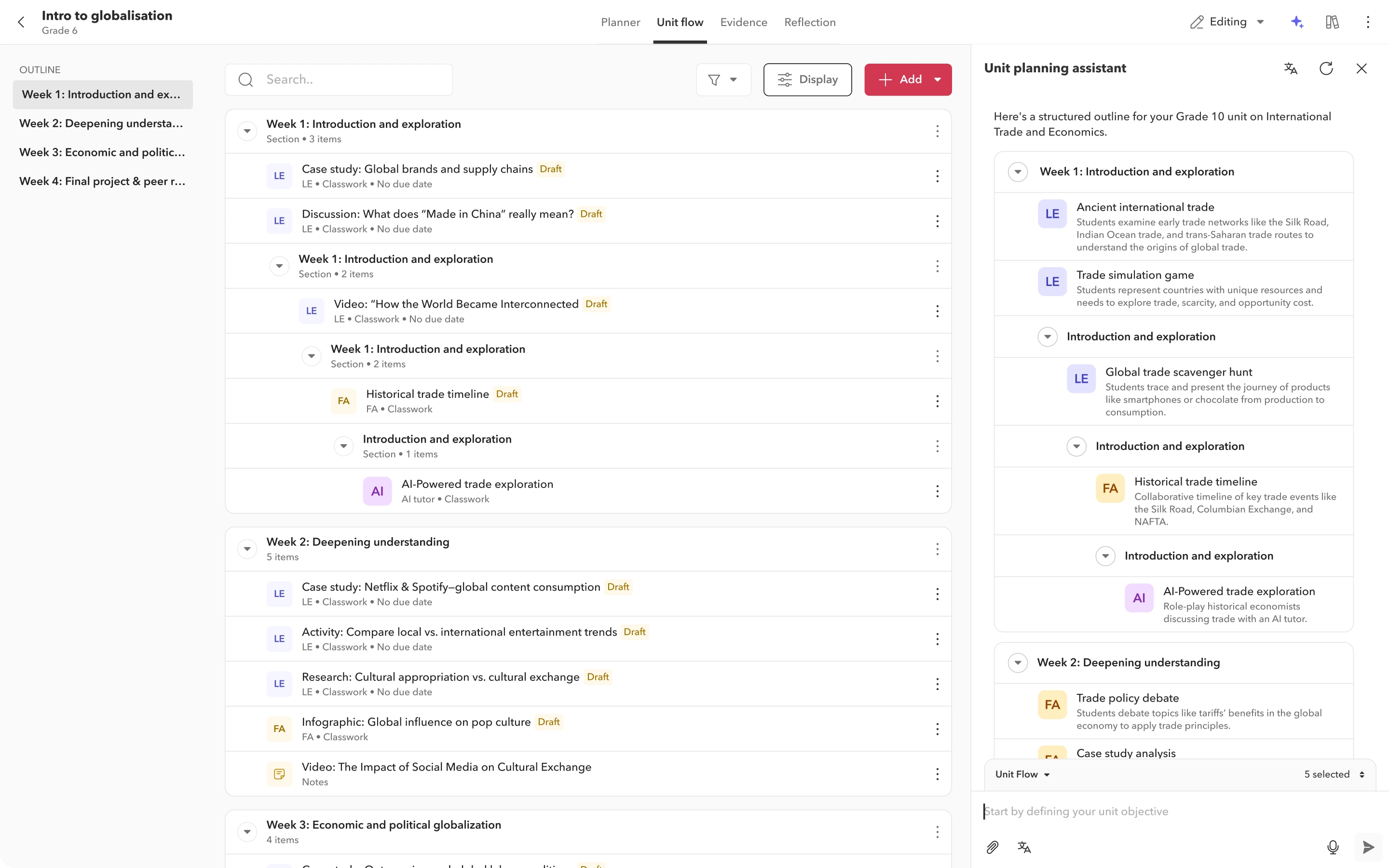 Curriculum planning image