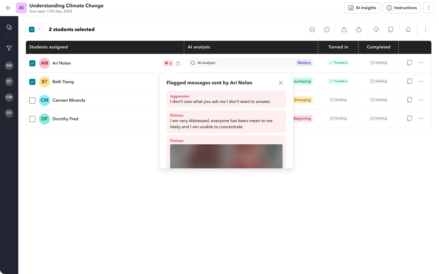 Secure, student-friendly AI image