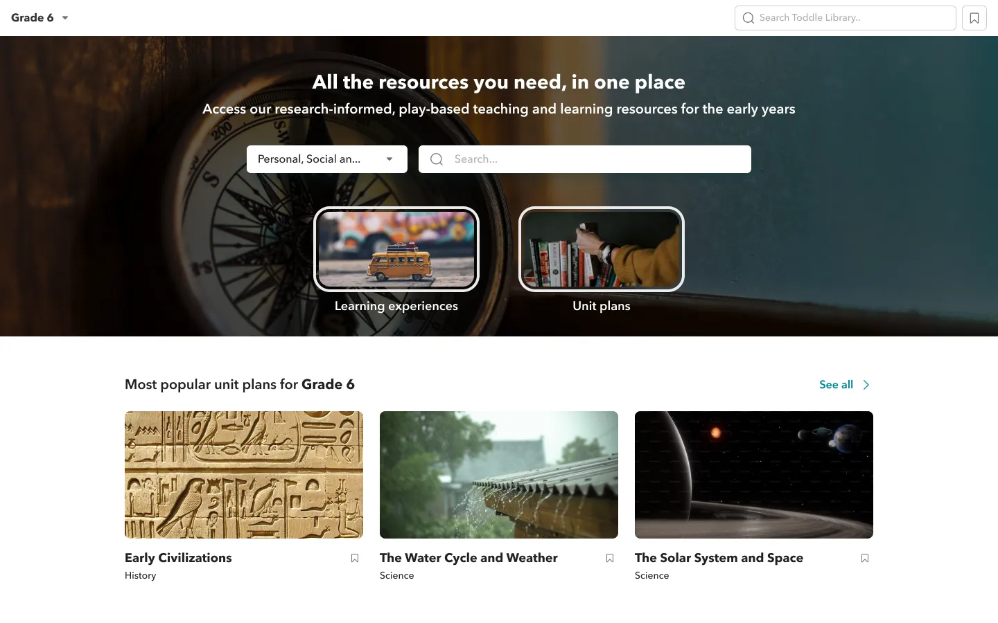 Toddle library image