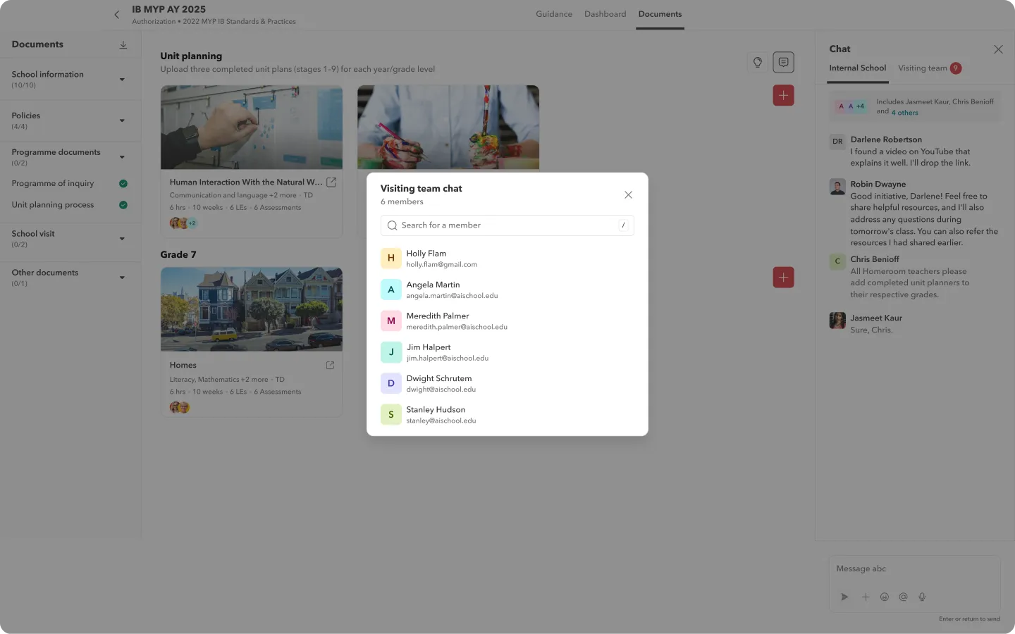 Visiting team access image