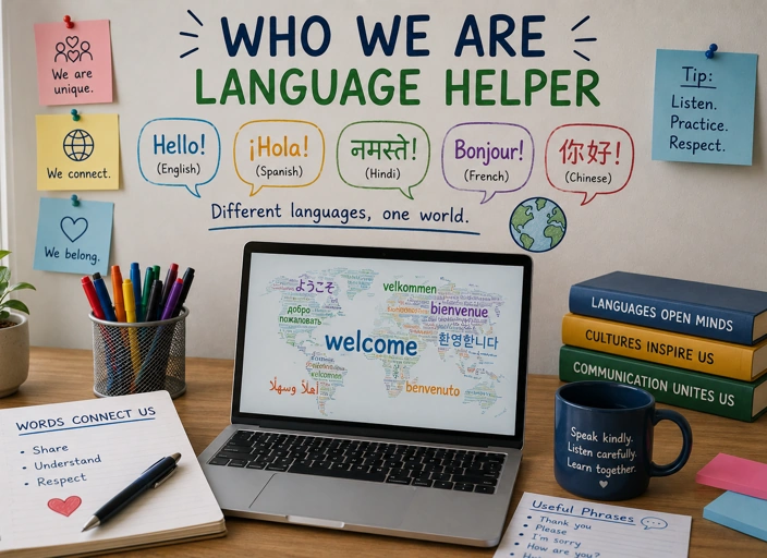 Who We Are Language Helper
