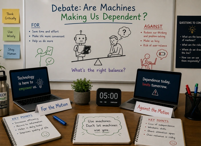 Debate: Are Machines Making Us Dependent? Debate: Are Machines Making Us Dependent?
