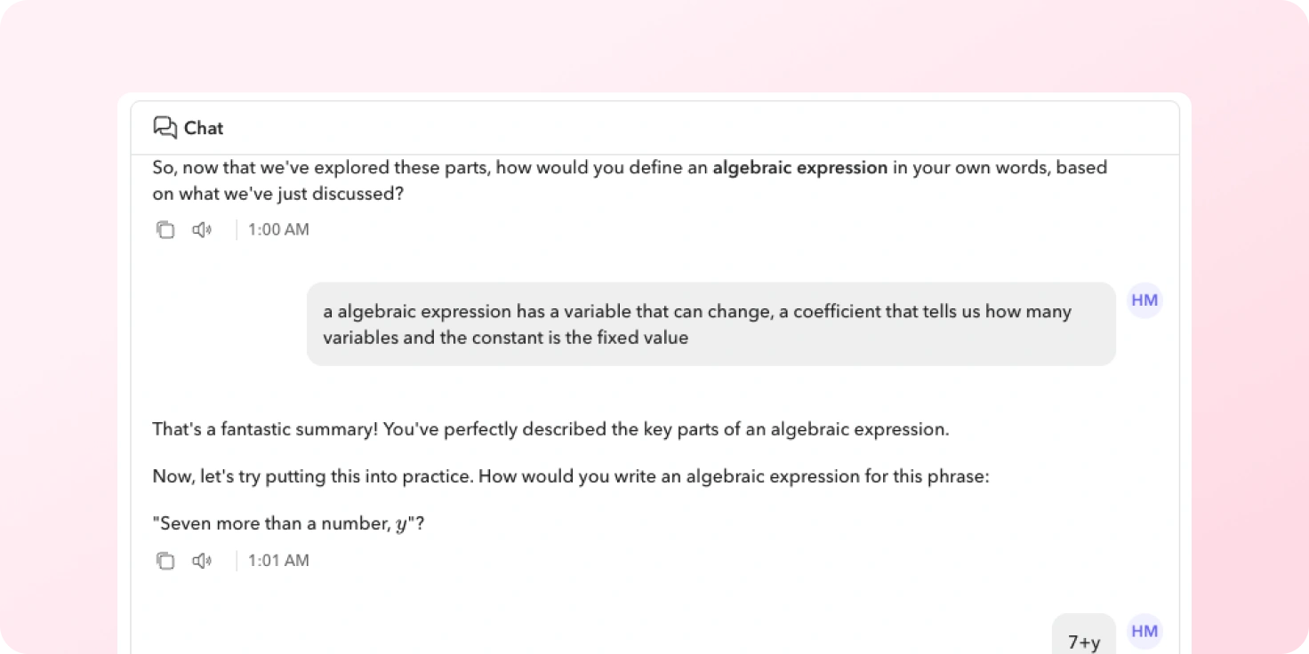 Algebra Foundations: Expressions & Equations Algebra Foundations: Expressions & Equations