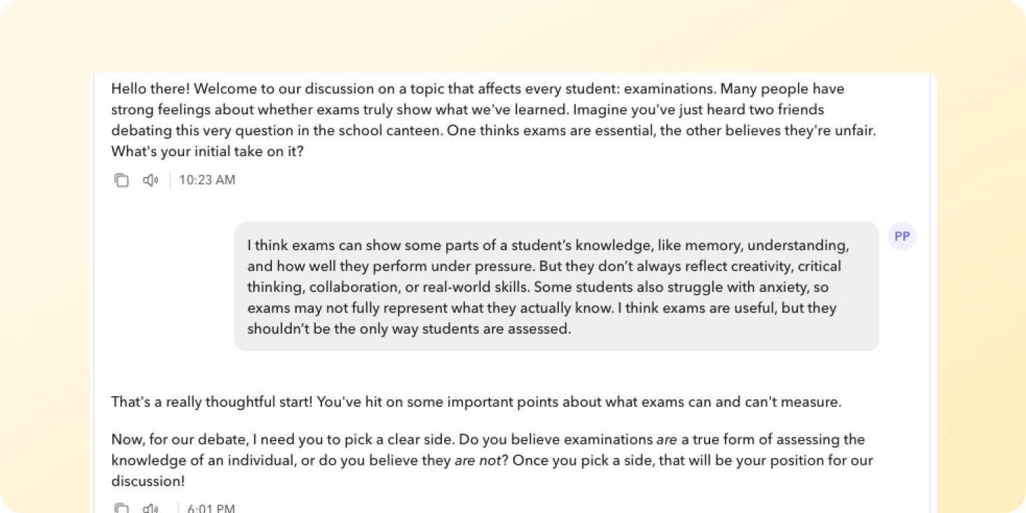 Debate Exam Effectiveness Debate Exam Effectiveness