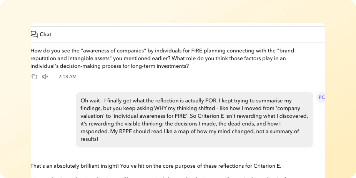 EE Reflection Guide EE Reflection Guide