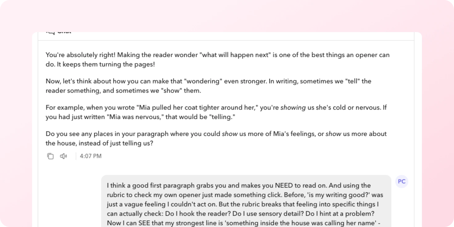 Story Opener Polishing Tutor Story Opener Polishing Tutor