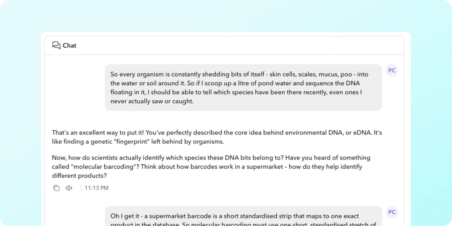 eDNA Detective: Unravelling Biodiversity Barcodes eDNA Detective: Unravelling Biodiversity Barcodes