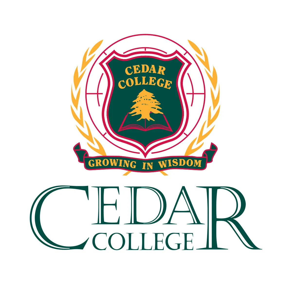 Cedar College logo Cedar College logo