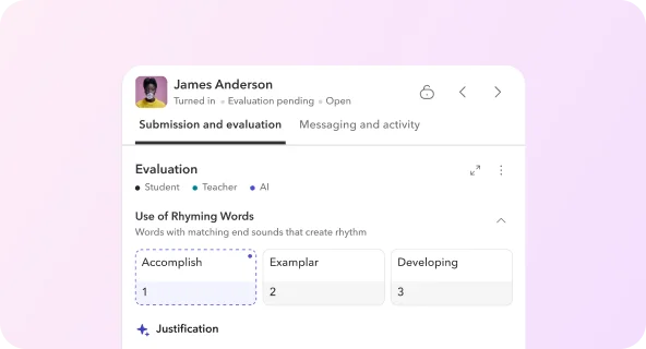 Grading Assistant interface