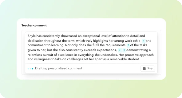 Report Writing Assistant interface