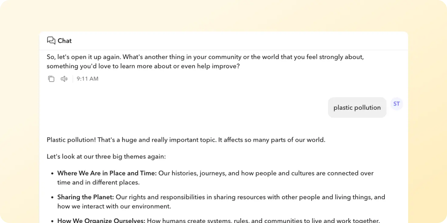 PYP Exhibition Idea Sparker PYP Exhibition Idea Sparker