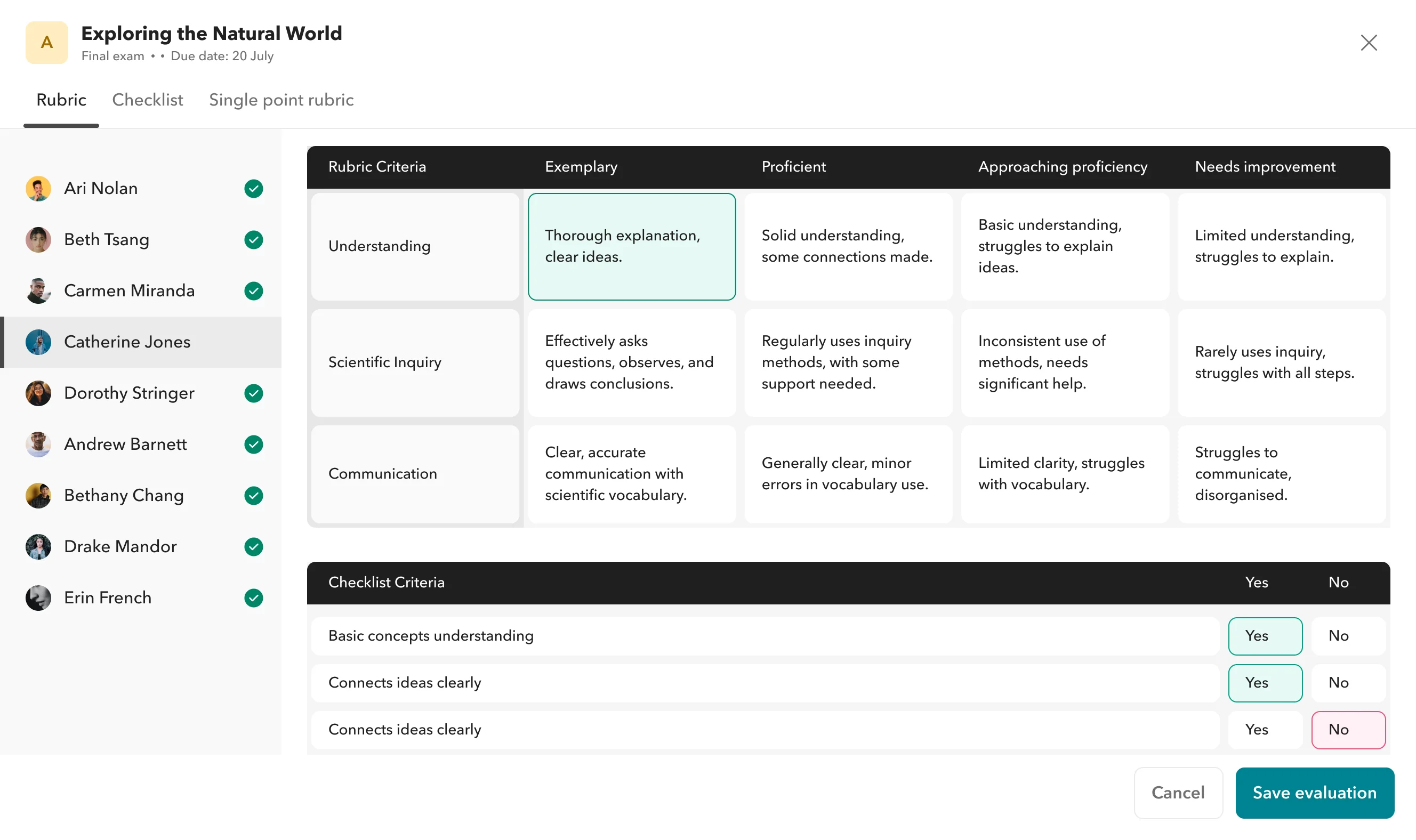 Flexible evaluation tools image