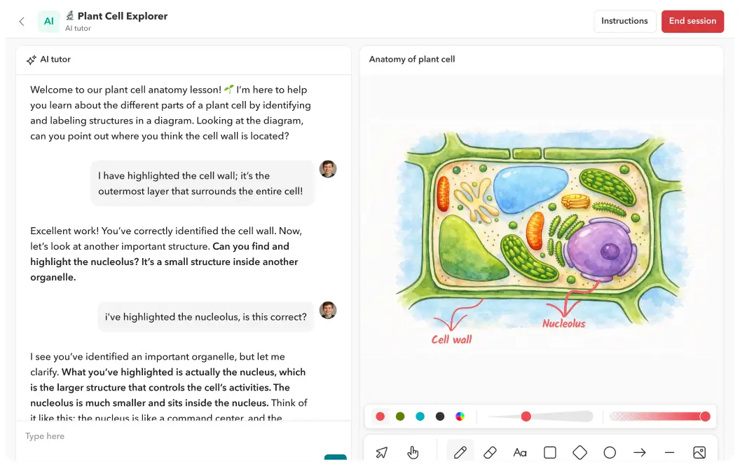 Toddle AI product interface showing AI Tutor and curriculum tools