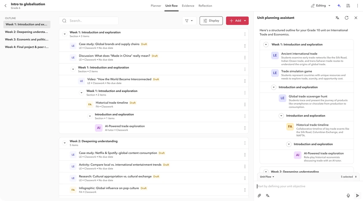 AI-powered planning