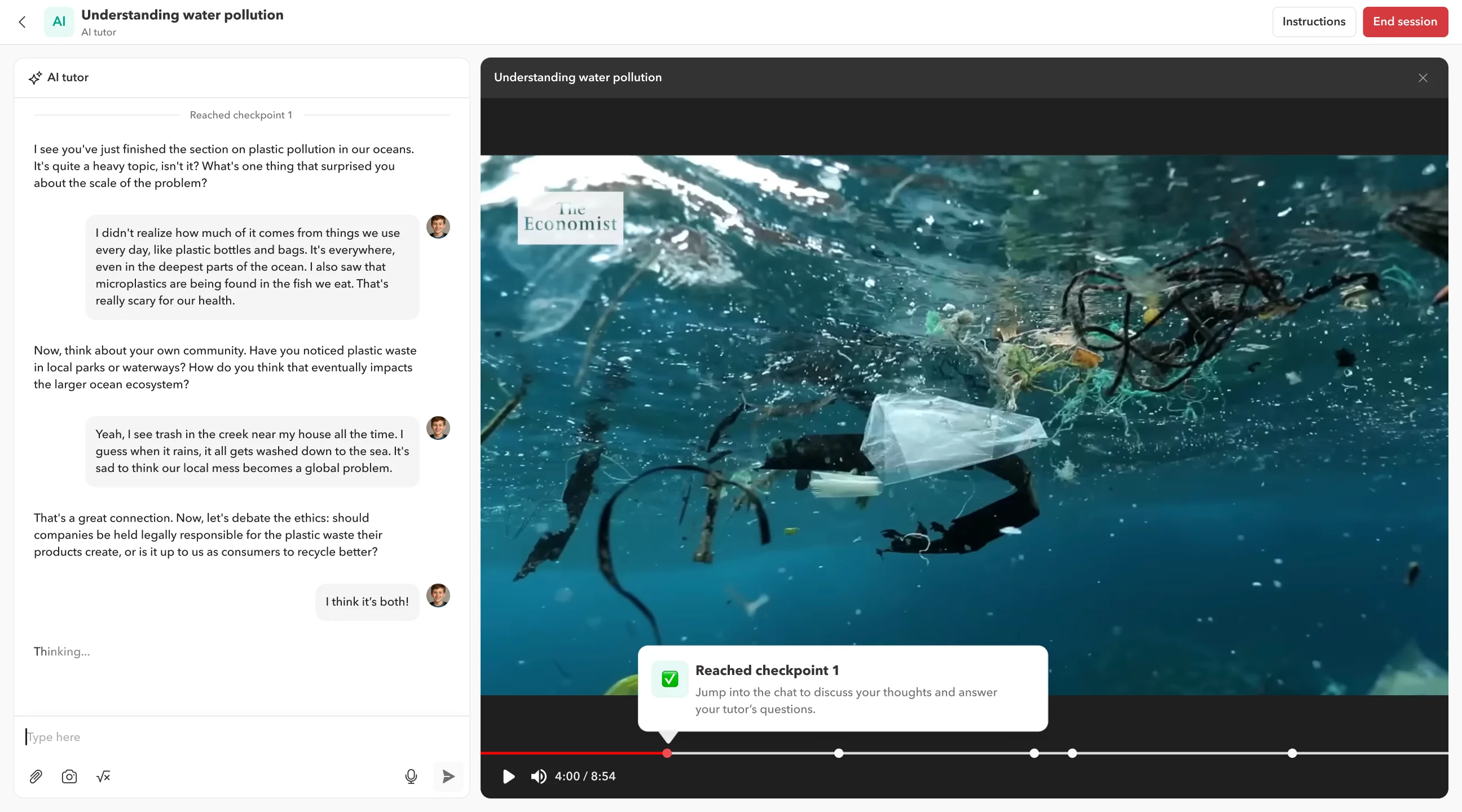 Immersive learning across subjects
