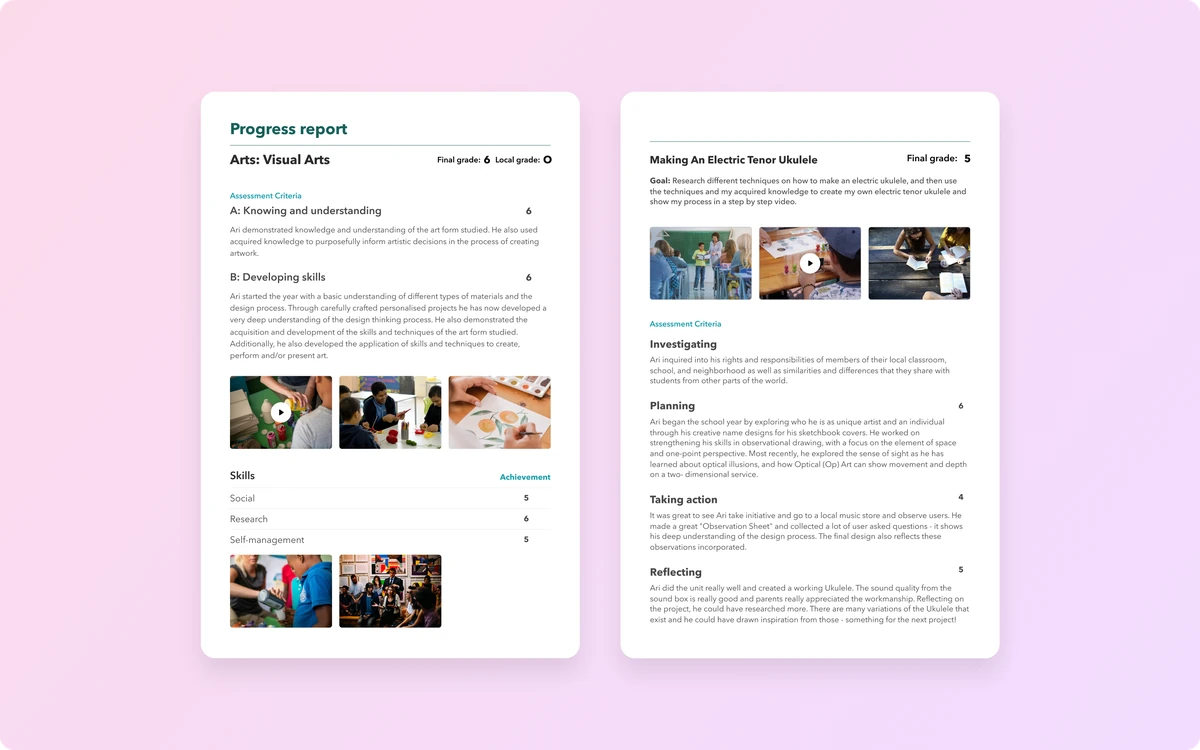 Reports built from your own evidence
