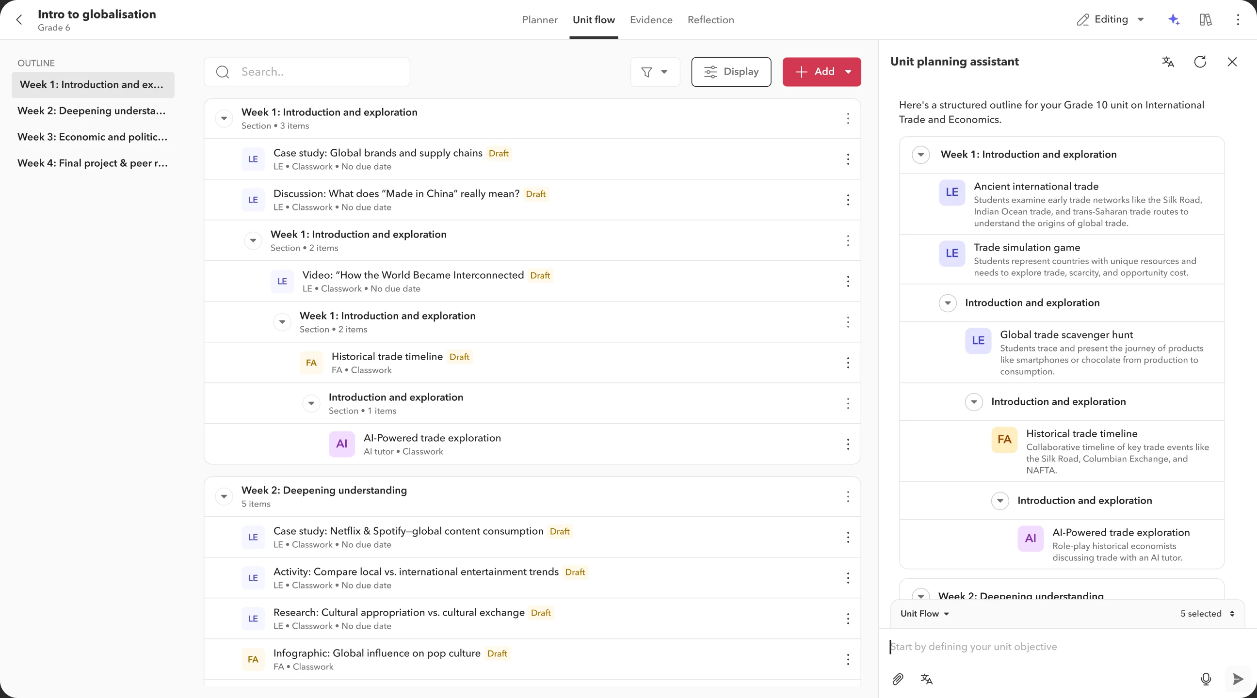 AI-powered planning