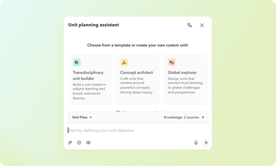 Plan with alignment and autonomy - Toddle product mockup