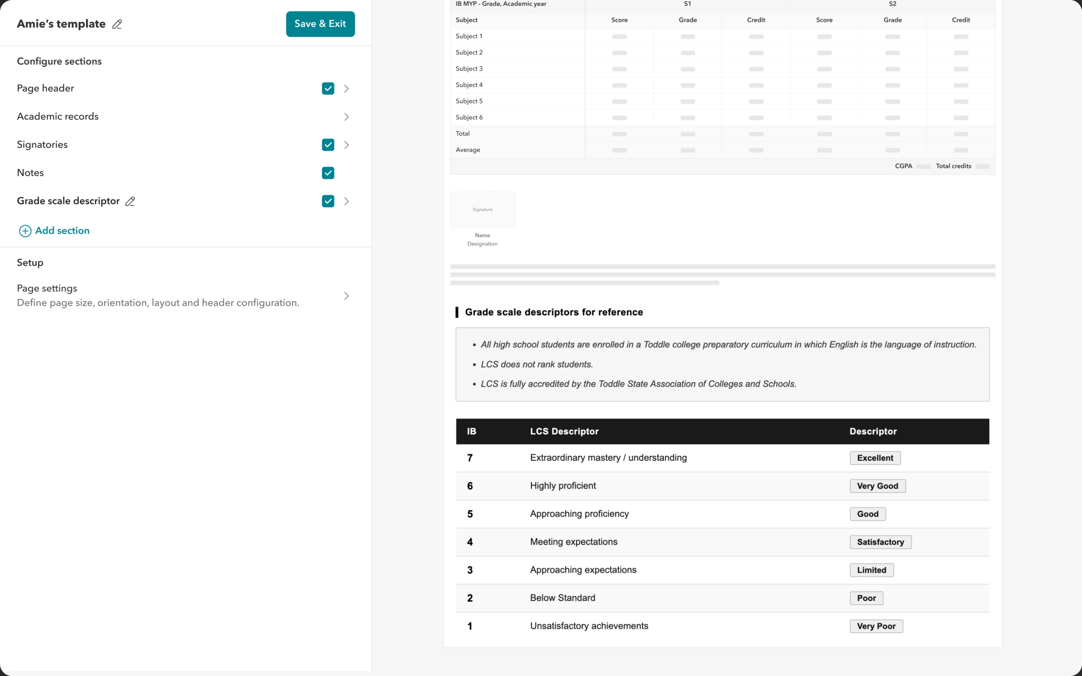 Transcripts in your format