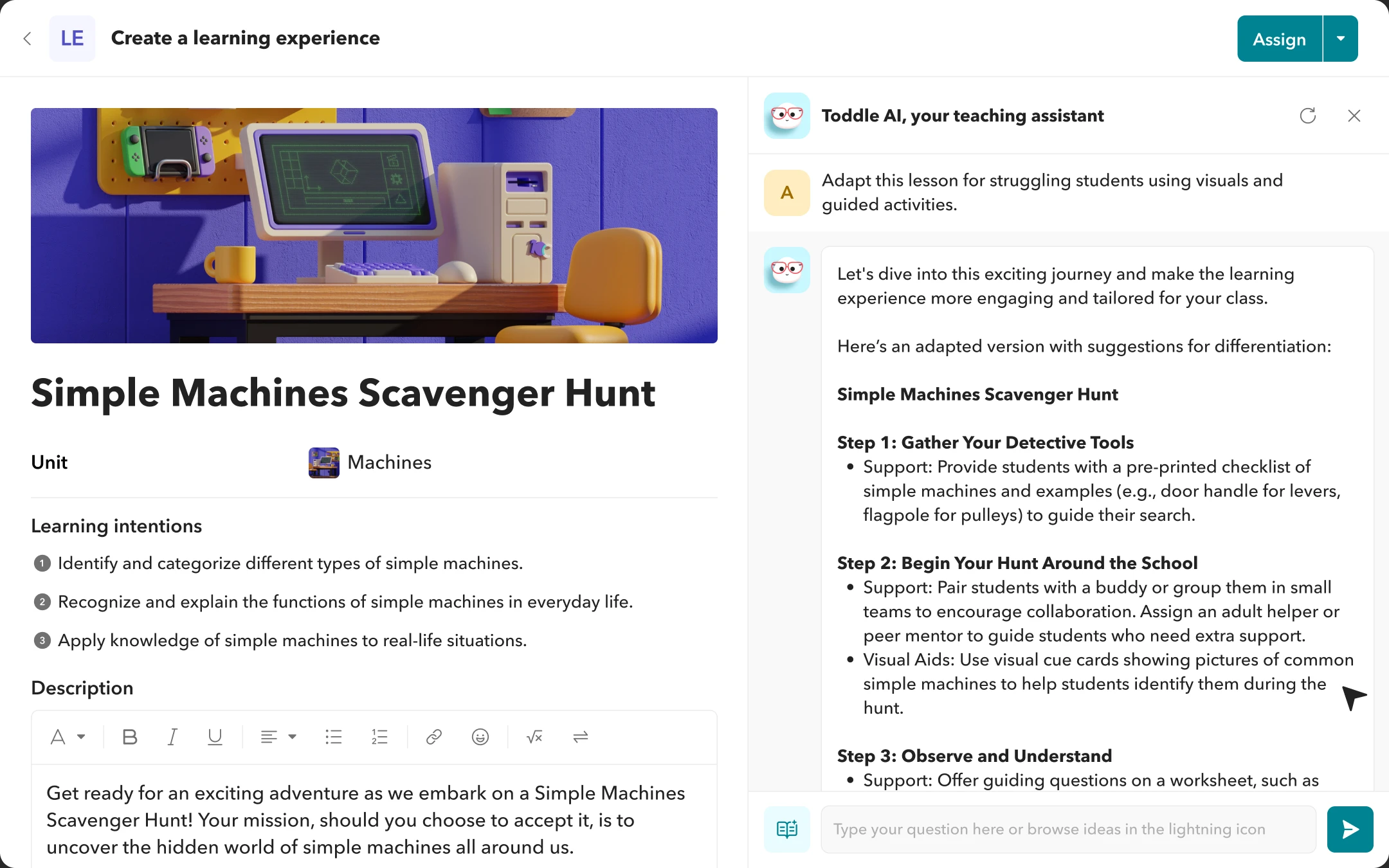 Powerful AI built into every workflow - product mockup